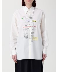 MM6 by Maison Margiela - Printed Cotton Shirt - Lyst