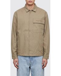 FAMILY FIRST - Cotton Shirt Jacket With Concealed Closure - Lyst