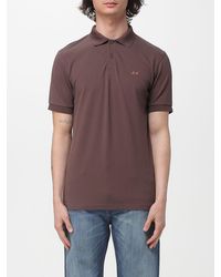 Sun 68 - Cotton Logo Polo Shirt - Lyst