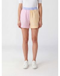 MC2 Saint Barth - Striped Cotton Shorts - Lyst