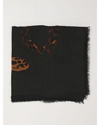 Saint Laurent - Sciarpa Donna - Lyst