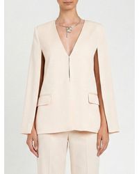 Twinset - Satin Cape Blazer - Lyst