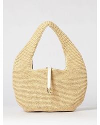 Coccinelle - C-Me Crochet Raffia Bag - Lyst