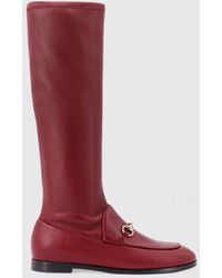 Gucci - Flat Ankle Boots - Lyst