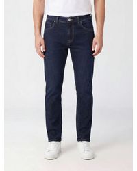 PT Torino - Vaqueros Skinny Fit En De Algodón Elástico Y Seda Con Cintura Media - Lyst