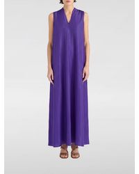Momoní - Momon&Igrave Cueva Sleeveless Long Silk Tunic With V-Neck - Lyst
