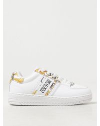 Versace - Sneakers in pelle con stampa - Lyst