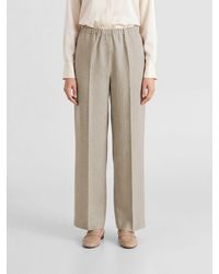 Fabiana Filippi - High-Waisted Wool Blend Palazzo Pants With Jewel Detail - Lyst