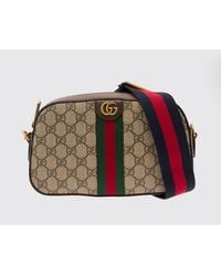 Gucci - Ophidia Gg Supreme Fabric Crossbody Bag By With Monogram - Lyst