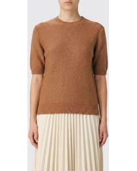 Fabiana Filippi - Cotton Crew Neck Sweater With Sequins - Lyst