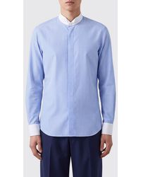 Tom Ford - Striped Cotton Poplin Shirt With Wing Collar - Lyst