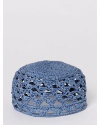 Emporio Armani - Crocheted Hat - Lyst
