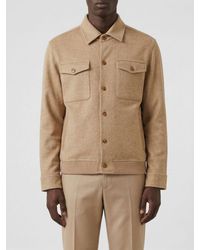 Lardini - Cotton Shirt Jacket - Lyst