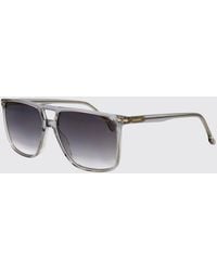 Carrera - Aviator Acetate Sunglasses With Double Bridge And Smoked Lenses - Lyst