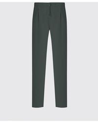 Giorgio Armani - Linen Drawstring Trousers - Lyst