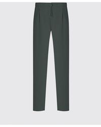 Giorgio Armani - Linen Drawstring Trousers - Lyst