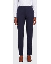 Pinko - High-Waisted Skinny Stretch Crêpe Trousers With Side Zip - Lyst