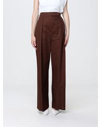 Hanita - Cotton Palazzo Trousers - Lyst