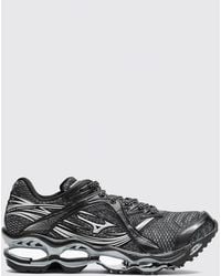 Mizuno - Wave Prophecy 1 Technical Fabric And Mesh Trainers With Logo And Cushioned Sole - Lyst