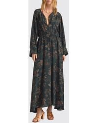 Momoní - Momon&Igrave Edda A-Line Floral-Print Crêpe De Chine Midi Dress - Lyst