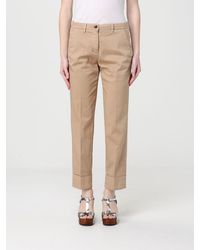 Mason's - Stretch Cotton Cropped Fit Trousers - Lyst