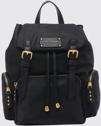 La Carrie - Dark Wave Nylon Backpack With Flap And Buckle Closure - Lyst