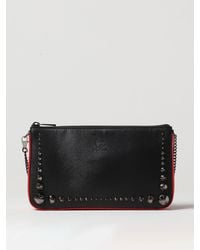 Christian Louboutin - Loubila Bag In Embossed Leather With Studs - Lyst
