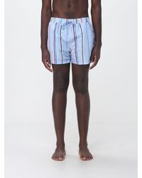 Paul Smith - Striped Polyester Swimsuit - Lyst