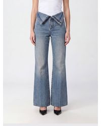 McQueen - High-Waisted Flared Jeans - Lyst