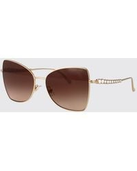 Jimmy Choo - 0Jc4010B Metal Sunglasses With Set Rhinestones - Lyst