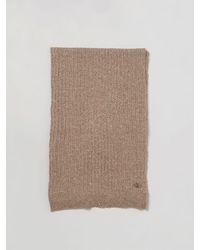 Twin Set - Sciarpa in maglia di viscosa a coste con paillettes ricamate - Lyst