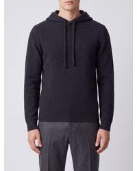 Roberto Collina - Merino Wool Knit Hoodie - Lyst