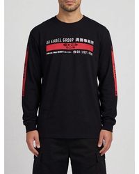 44 Label Group - Printed Cotton Crewneck Sweatshirt - Lyst