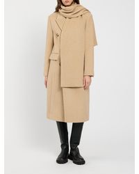 Twinset - Relaxed Fit Double-Breasted Long Coat - Lyst
