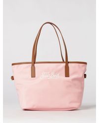 MC2 Saint Barth - Nylon Bag With Embroidered Logo - Lyst