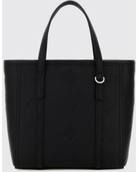 MCM - Toni Mini Embossed Logo Leather Bag - Lyst
