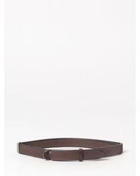 Orciani - Nobuckle Grained Leather Belt - Lyst