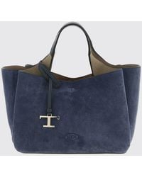 Tod's - Mini Suede Leather Bag - Lyst