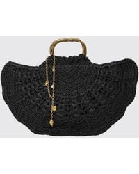 Twinset - Crochet Raffia Handbag - Lyst