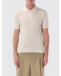 Roberto Collina - Knitted Cotton Polo Shirt - Lyst