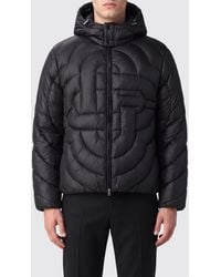 CASABLANCA - Short Quilted Nylon Down Jacket With Detachable Hood - Lyst