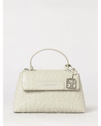 ARMANI EXCHANGE - Grained Synthetic Leather Bag With Embossed Logo - Lyst