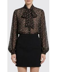 Dolce & Gabbana - Dolce &Amp Gabbana Silk Shirt With Floral Print - Lyst