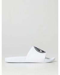Versace Jeans Couture Denim Pvc sandalen in Weiß für Herren Herren Schuhe Sandalen Pantoletten und Zehentrenner Ledersandalen 