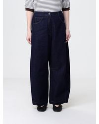Cordera - Cotton Denim Wide-Leg Jeans - Lyst