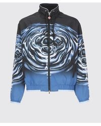 CASABLANCA - Printed Polyester Bomber Jacket - Lyst