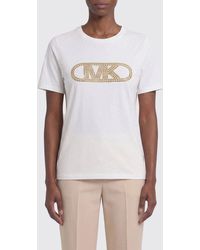 Michael Kors - Mk Cotton T-Shirts - Lyst