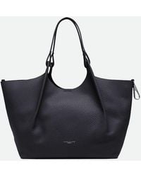 Gianni Chiarini - Dua Grained Calfskin Leather Shoulder Bag - Lyst