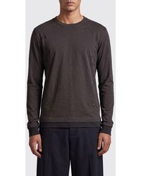 Thom Krom - Long-Sleeved Cotton Crew-Neck T-Shirt - Lyst