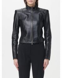 Patrizia Pepe - Leather Biker Jacket - Lyst
